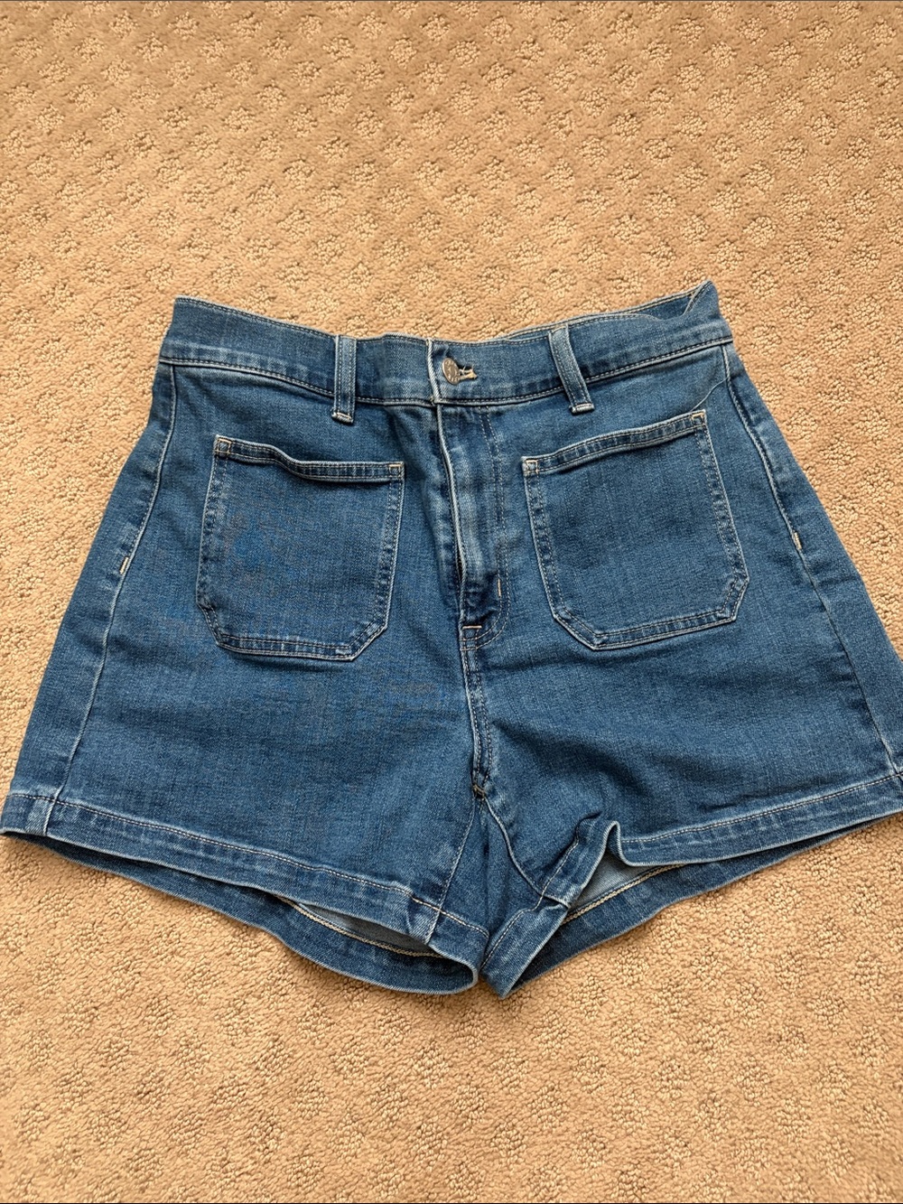 J. Crew Denim Jean Shorts in Blue